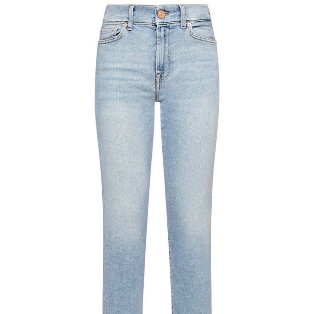 7 FOR ALL MANKIND LUXE VINTAGE HIGH WAIST ANKLE SKINNY